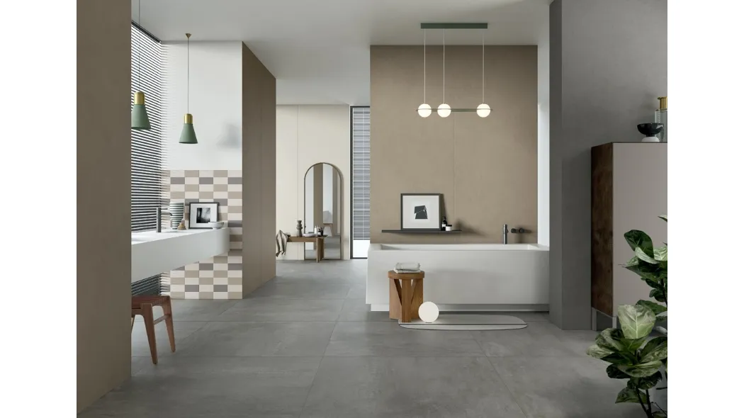 Piastrelle Pigmenti Dash e Chalk di Lea Ceramiche