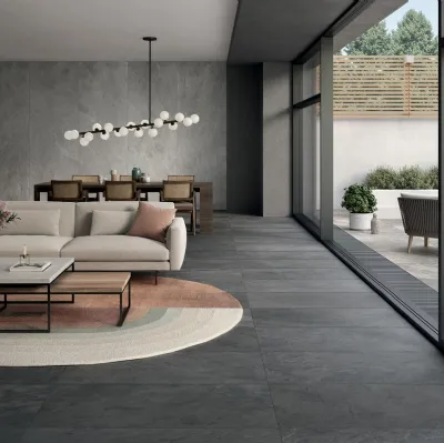 Piastrelle Waterfall Silver Flow e Gray di Lea Ceramiche