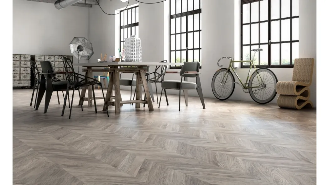 Parquet Living Vision Syncro Hydro di Skema